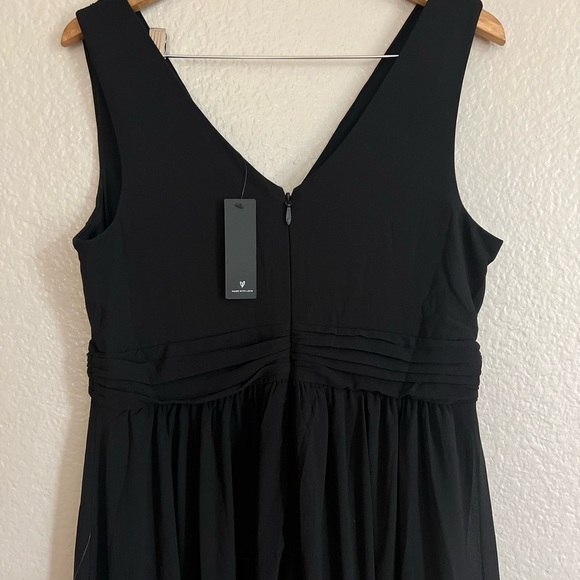 Thoughts of Hue Black Surplice Maxi Dress - Picture 5 of 8